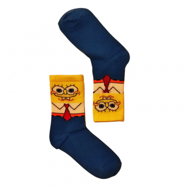 Set 2 SpongeBob 5 Ημίκοντες Κάλτσες