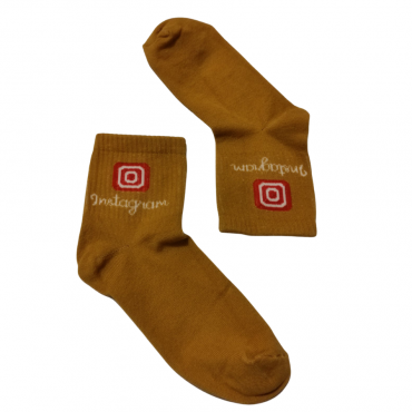 Instagram Ημίκοντες Κάλτσες