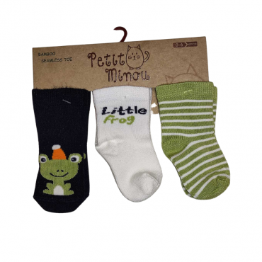 Παιδικές Κάλτσες Σετ "Frog"